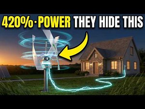 This $90 Vertical Wind Turbine Makes 420% More Power Than Solar. Why Is the Energy Industry Silent?