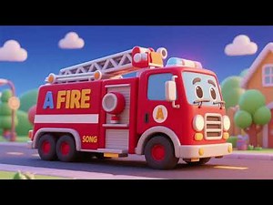Fire Truck ABC Song 🚒 | Phonics for Preschoolers | Alphabet Learning for Kids