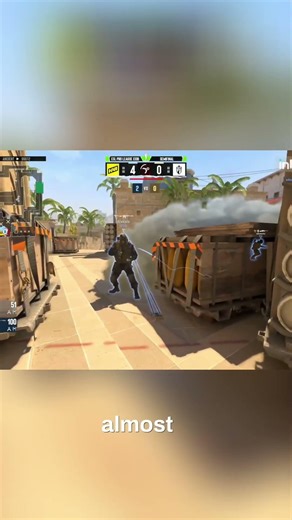 CS:GO Intense 1v2: Can a Deagle Headshot Save the Round? #shorts