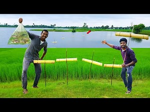 வாழமரத்த வச்சி மீன் பிடிக்கலாம் வாங்க|Fishing with Banana Tree|Mr.village vaathi