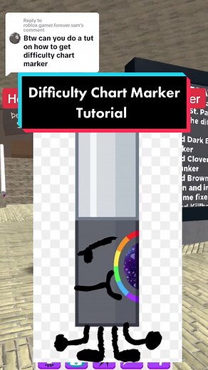 Replying to @roblox.gamer.forever.sam How to get Difficulty Chart Marker in FTM! #findthemarkersroblox #findthemarker #findthemarkers #findthemarkerroblox #fyp