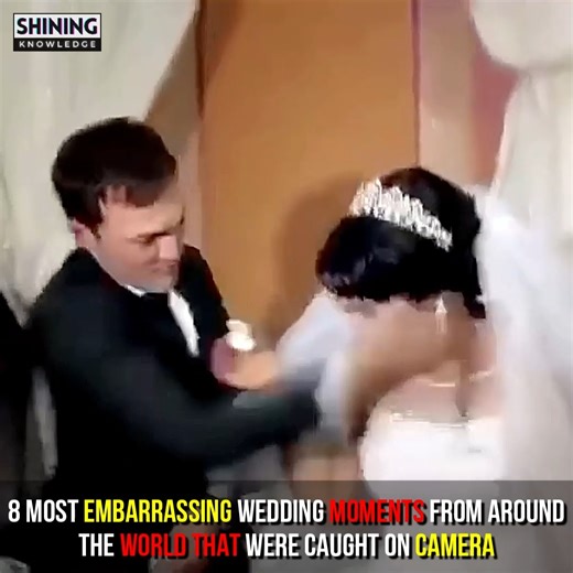 563K views · 8K reactions | 8 Embarrassing Wedding Moments That Were Caught On Camera. | Shining Knowledge | Facebook