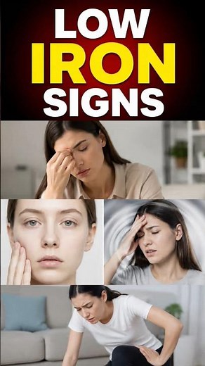 7signs Of Low Iron