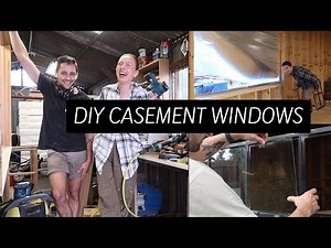 DIY CASEMENT WINDOWS (build and installation) | The Eberharts