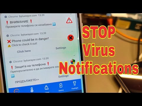 How to Stop Virus Notification for all Android phones. Easy Solution.