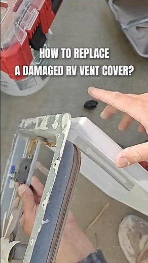 How We Replaced a Broken RV Vent Cover in 60 Seconds