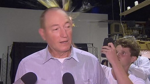 Australian senator punches teen after having egg cracked on head