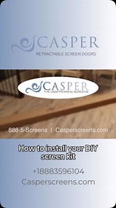 Installing your DIY screen kit has never been easier! 🛠️✨ Follow along as we show you step-by-step how to get a perfect fit with #CasperScreens. Say goodbye to bugs and hello to fresh air! 🌿🚪 Upgrade your home with our easy-to-install retractable screen kits—designed for every door, every home, nationwide! 🚀 📍 Where are you installing your new screen? Comment below! ⬇️ #DIYHome #HomeImprovement #ScreenDoors #HomeProjects #DIYLife #RetractableScreen #CasperDIY #HomeUpgrade #EasyInstall #Fres