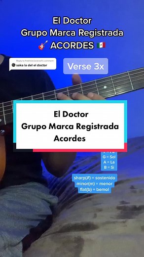 How to Play El Doctor by Grupo Marca Registrada - Guitar Tutorial