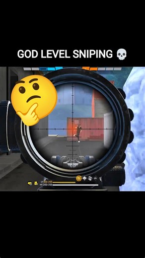 GOD LEVEL SNIPING 💀 || #freefire #short #shorts