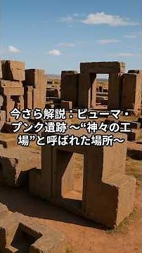 「今さら解説：ピューマ・プンク遺跡 〜人類史上最大のオーパーツ〜」