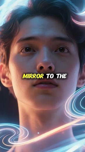 What Happens If You Face Two Mirrors #facts #mindblowingfacts #truestory #opticalillusion