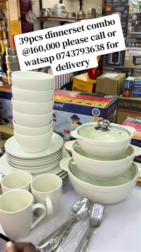 Affordable 39-Piece Dinner Set Combo for Your Kitchen