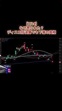 【7/24】なぜ売られた？ディスコ好決算でも下落の真相 #スイングトレード #投資 #ディスコ #個別株 #半導体