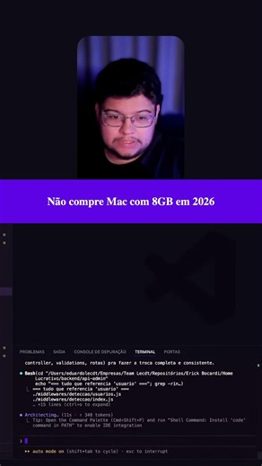 Mac com 8GB em 2026 não rola