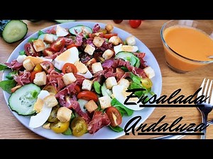 ⭐ Andalusian Salad with tomato vinaigrette / Pure taste of our land