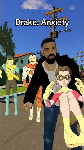 Drake vs Mark Grayson (Invincible) | Gojo 👀 #invincible #satorugojo #drake #anime #jjk #vrchat