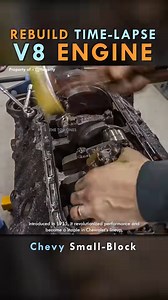 37K views · 151 reactions | Chevy Small-Block V8 Engine Rebuild Time-Lapse - High-Performance Engine Restoration! | Classic American Cars | Facebook