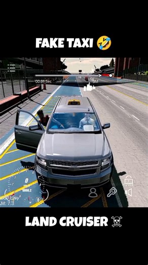 FAKE TAXI 🤣 | TOYOTA LAND CRUISER ☠️ | CAR PARKING MULTIPLAYER