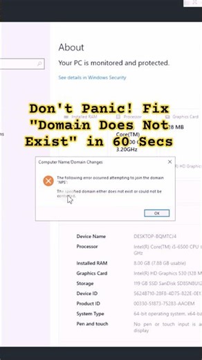 Domain does not exist" error? 😫 Don't stress! #shorts