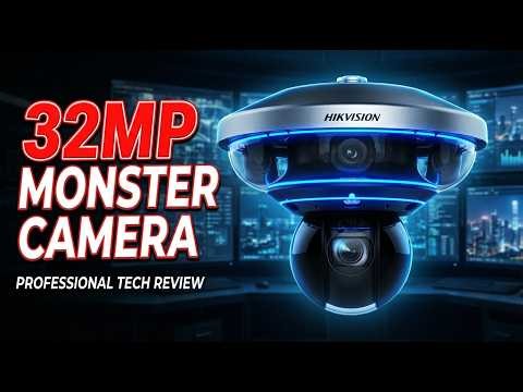 INSANE 32MP Panoramic PTZ Camera! Hikvision 5-Directional Multisensor Review