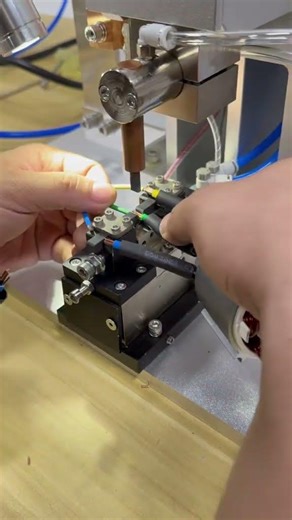 Motor lead wire resistance spot welding machine manufacturer, motor enameled wire spot welding