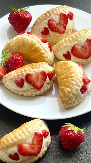 1.1M views · 44K reactions | Strawberry cream puffs : my love of shop...