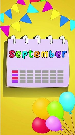 Learn Months of the Year September | Birthday Song for Kids Happy Birthday September by Patty Shukla