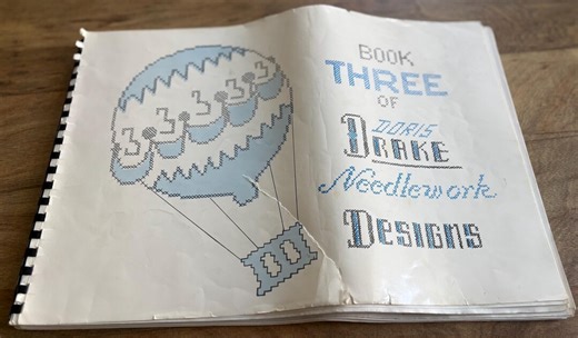 Aged Vintage Needlework Design Book • 60 Large Charted Patterns • Animals, Florals, Fruits & Motifs - Etsy