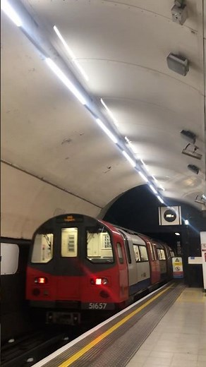 Northern line leaving Charing Cross For Edgware