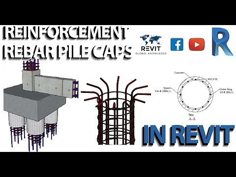 REVIT STRUCTURE FOUNDATION - Reinforcement Rebar Pile Caps in Revit