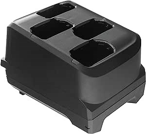 4-Slot Battery Charging Cradle Kit for Zebra MC3200 MC3300 Barcode Scanners,Battery Charger Power Supply Included