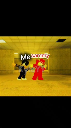 Dancing with devs on the backrooms #roblox #backrooms #devloper #dev #dance #sammy #jandel #cracky4