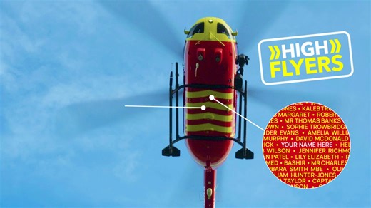 Every name has a story… and yours could fly with us. 🚁 Your chosen name can fly alongside our crew of our new H145 helicopter, G-HMAA. With a donation of £150, you’ll become one of our High Flyers, helping to fuel our lifesaving missions. What you'll receive: 🔼The name of your choice within the chevrons on the base of our helicopter 📜A personalised certificate with your chosen name 🌟A limited edition, commemorative coin in a presentation card This is your chance to be part of something truly