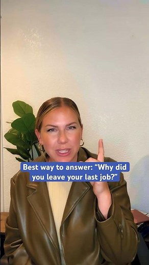 Interview Tip: How to Answer 'Why Did You Leave Your Last Job?' | #Indeed #Shorts