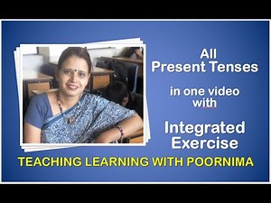 Present Tense in English Grammar / All Present Tenses in a Video / Present Tense Integrated / Tenses
