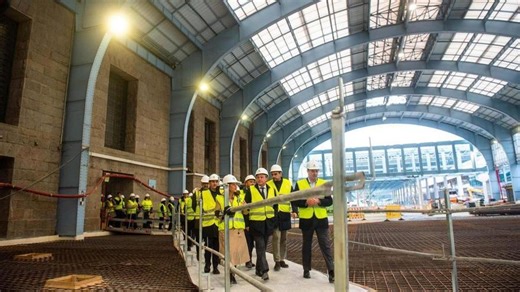 La nueva estación de tren de A Coruña abrirá sus puertas a finales de 2026