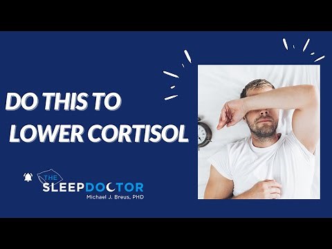 Do this to lower cortisol (Cortisol and sleep connection)