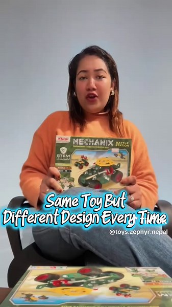 This is not just a toy… 👀 Kids can build 9 different battle machines from this one set! ⚙️ #Mechanix #DIYToys #KidsEngineering #Toys #stem