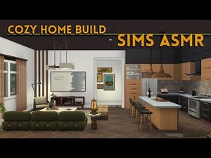 Sims ASMR 🏡 Building & Decorating a Cozy Home ✨ Relaxing, Close Up Whispering