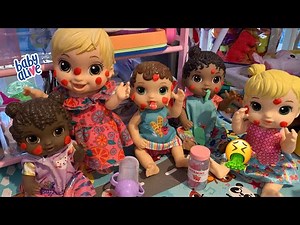 Baby alive Daycare all the babies are sick! 🤮