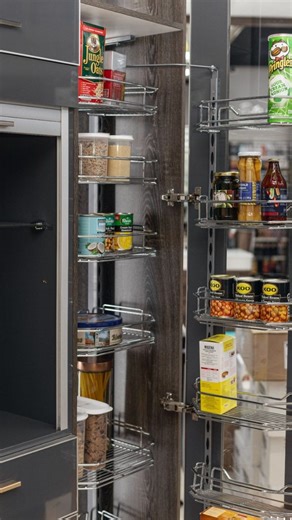 Gelmar Home Improvement on Instagram: "We're all about kitchen storage solutions to meet your need! #kitchen #cabinets #storage #gelmarspecials #woodworking"