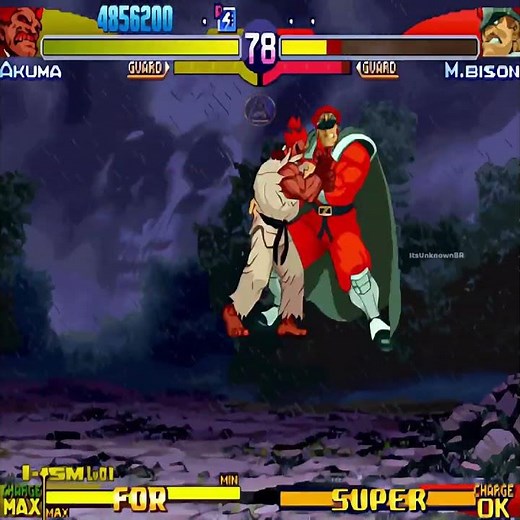 Akuma GOD MODE in Street Fighter Alpha 3