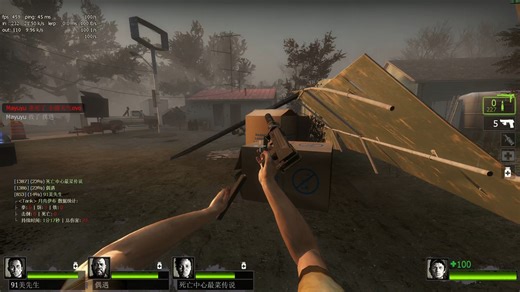 求生之路2新药抗天梯排位平台L4d2play回归第一把 果神怒砍7.8rating斩获mvp✋ ✋