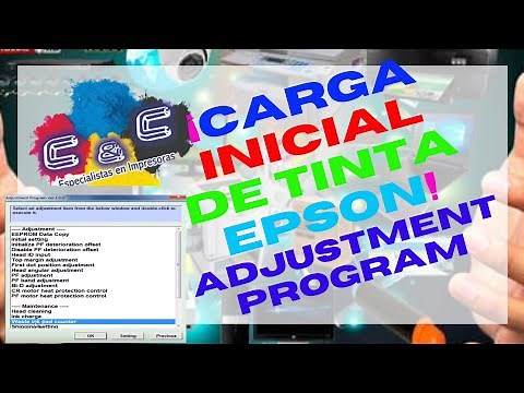 Carga Inicial de Tinta Epson / Inicializar Impresora / Cambiar Tinta en Impresora