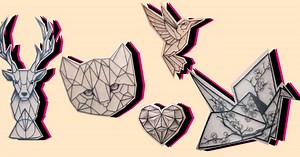 Les plus beaux tatouages origami