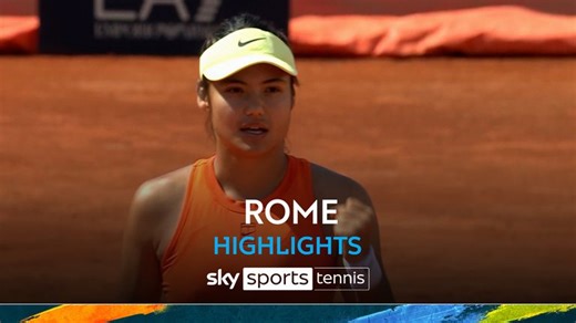 Emma Raducanu vs Veronika Kudermetova | Rome Open highlights