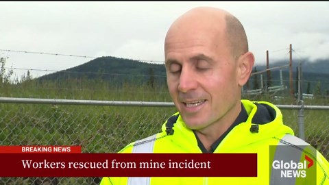 3 miners rescued after more than 60 hours trapped underground at B.C. mine
