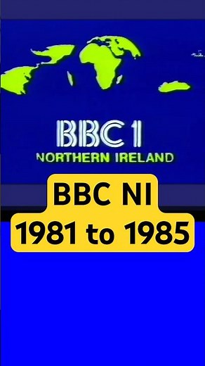 BBC 1 Northern Ireland Globe Ident (1981 to 1985) #bbc #bbc1 #bbcone #northernireland