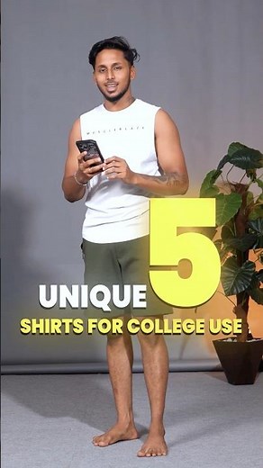 5 unique shirts for college guys 🔥💯 subscribe pannikkonga 👍 #collage #mensfashion #shirts